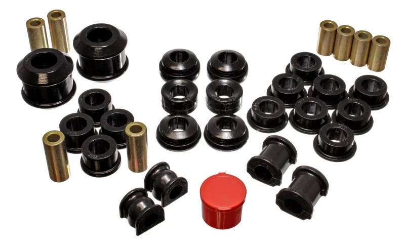 Energy Suspension 02-04 Acura RSX (inkl. Type S) Schwarzes Hyper-Flex Master Bushing Set