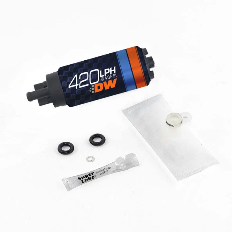 Deatschwerks DW420 Serie 420lph In-Tank Kraftstoffpumpe mit Installationskit für 09-12 Genesis Coupe