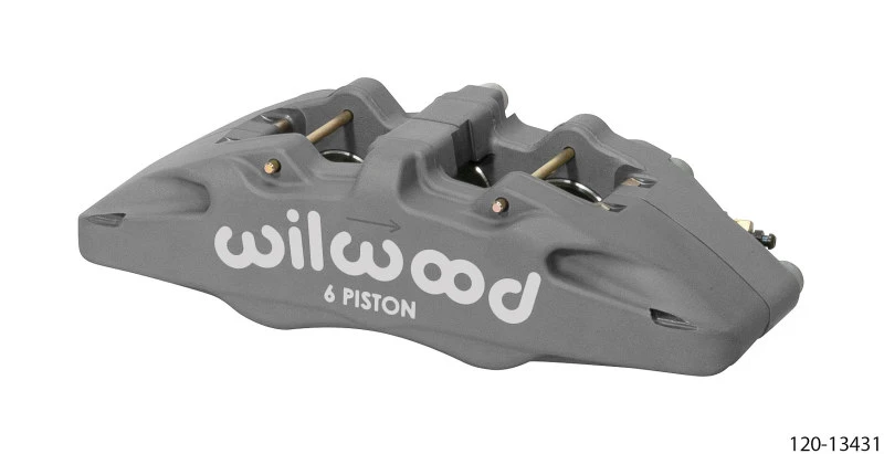 Wilwood DynaPro DP6 Lug Mount Anodized Alum. Caliper 1.62in/1.38in/1.38in Piston.38in Rotor - Left