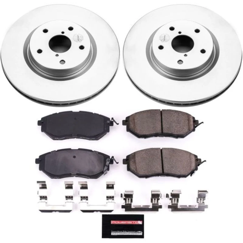 Power Stop Front Z17 Evolution Geomet Coated Brake Kit for 06-07 Subaru B9 Tribeca