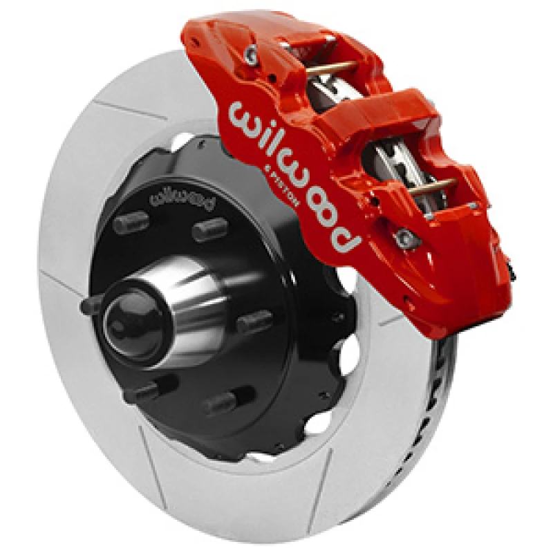 Wilwood 63-87 C10 CPP Spindel AERO6 Front BBK 14in geschlitzt 6x5,5 BC - Rot