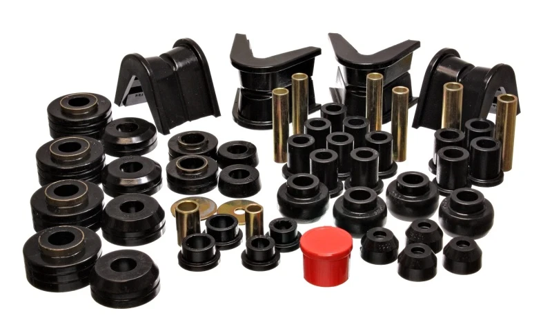 Energy Suspension 73-79 Ford F-150 Pickup 4WD Schwarzes Hyper-Flex-Master-Bushing-Set