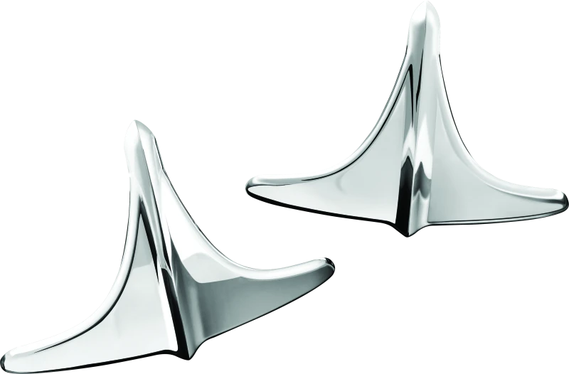 Kuryakyn Rear Fender Accents, Leading Edge, Chrome