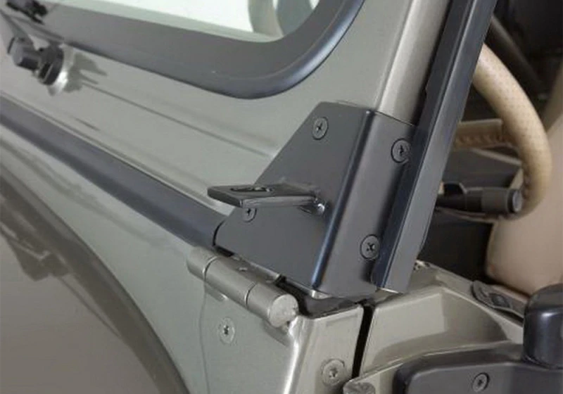 Rampage Windshield Hinge Light Bracket – Black