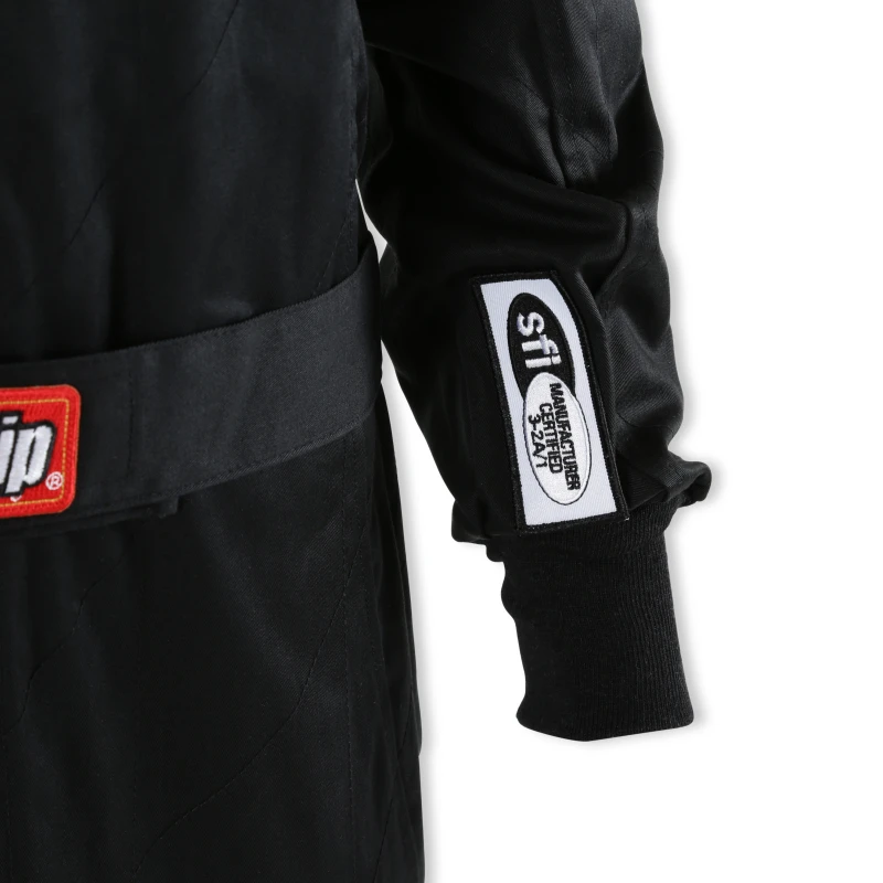 RaceQuip Black Chevron-1 Suit - SFI-1 3XL