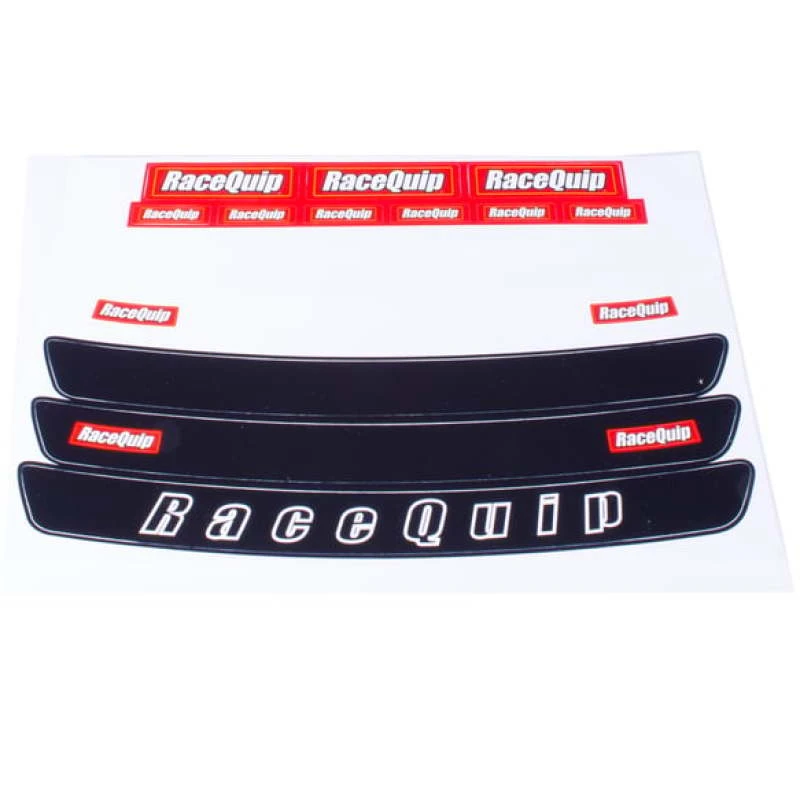 RaceQuip Helm-Visier-Streifen-Gesichtsschild-Aufkleber-Blatt