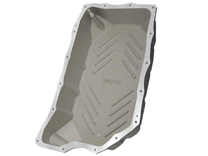 aFe GM Diesel Trucks 20-25 V8-6.6L L5P POWER Street Series Transmission Pan Raw w/ Machined Fins