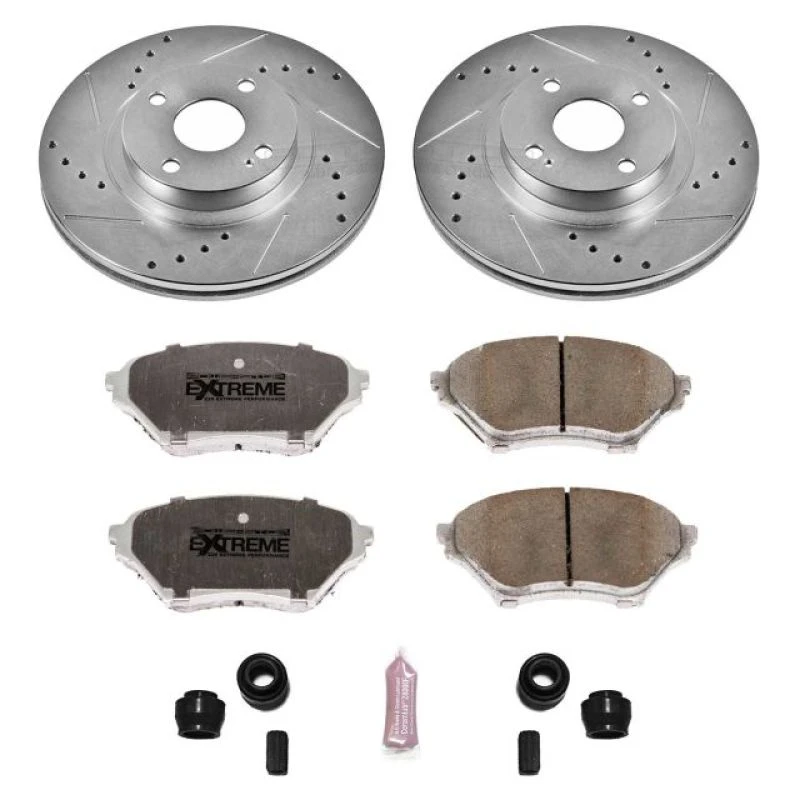 powerstop_K2353-26-67944cc74495b Power Stop 01-05 Mazda Miata Front Z26 Street Warrior Brake Kit