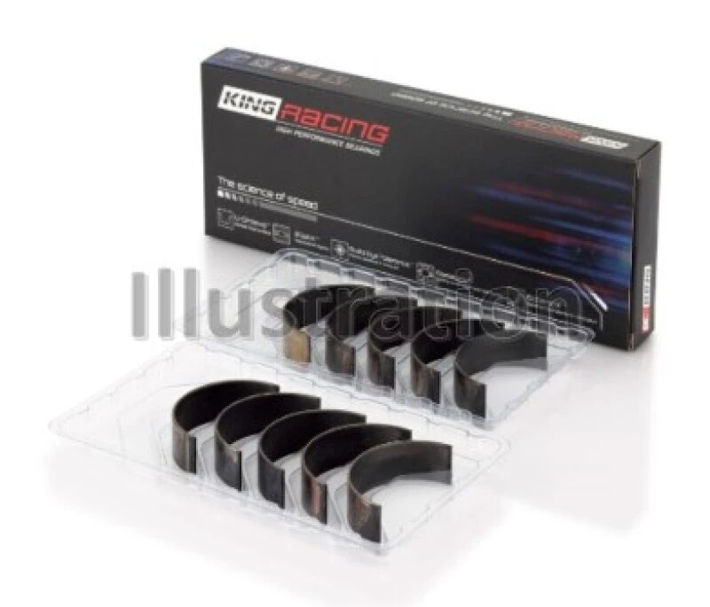 King Engine Bearings Ford St 2.5L Turbo Hyda (Größe +0,50mm) Pleuelzapfenlager-Satz