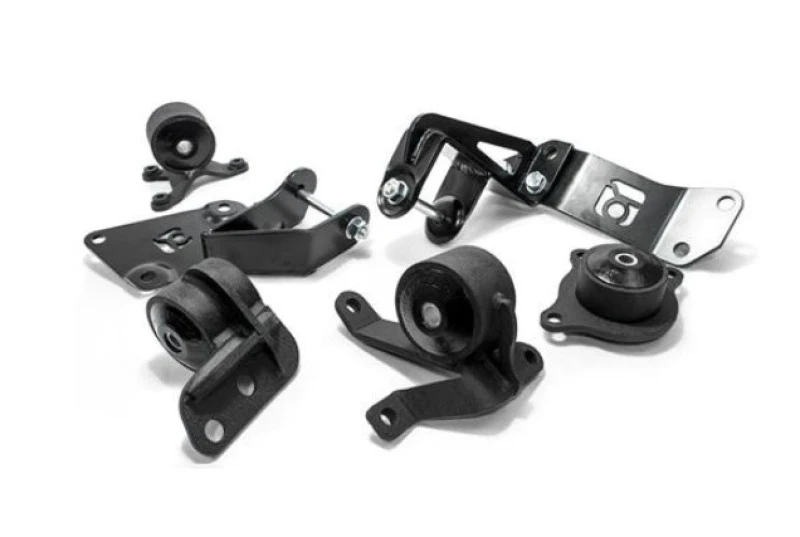 Innovative 01-05 Civic K-Series Black Steel Mounts 75A Bushings