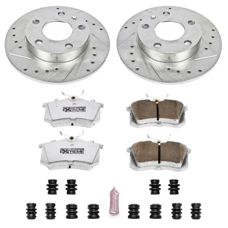powerstop_K3129-26-67945fa7ca72e Power Stop 02-06 Audi A4 Rear Z26 Street Warrior Brake Kit
