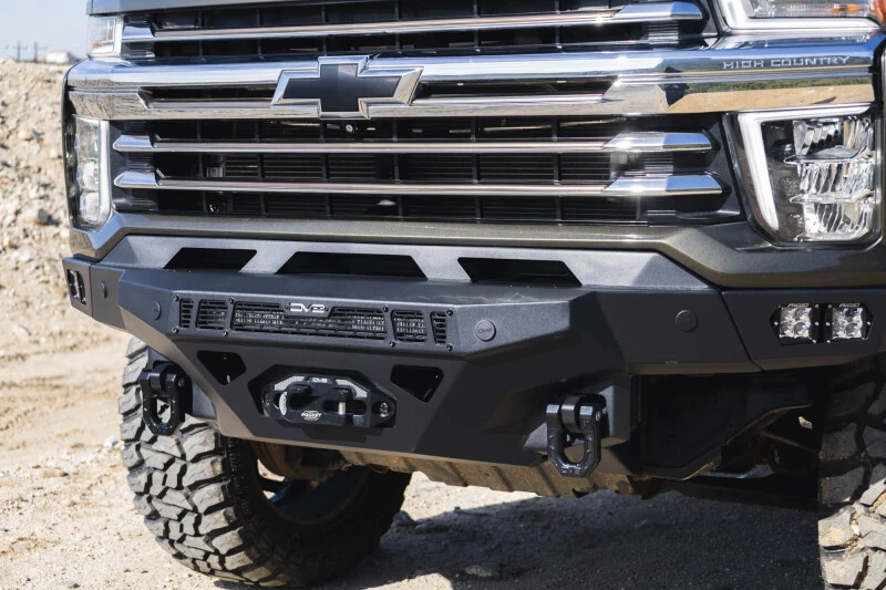 DV8 Offroad 20-23 Chevrolet Silverado 2500/3500 Spec Series Front Bumper w/ Winch