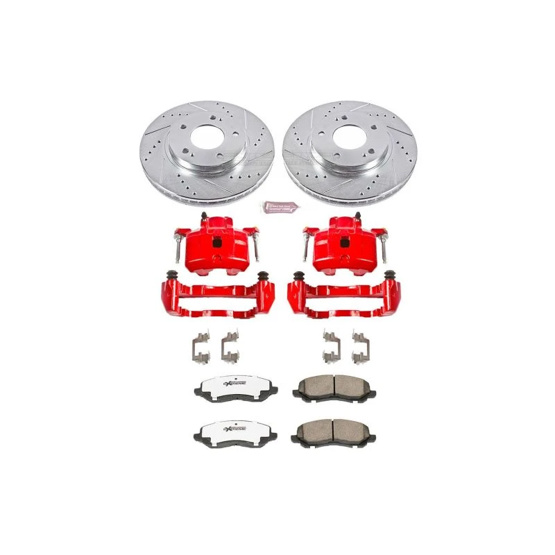 powerstop_KC1678-26-6794516c6daee Power Stop 01-02 Chrysler Sebring Front Z26 Street Warrior Brake Kit w/Calipers
