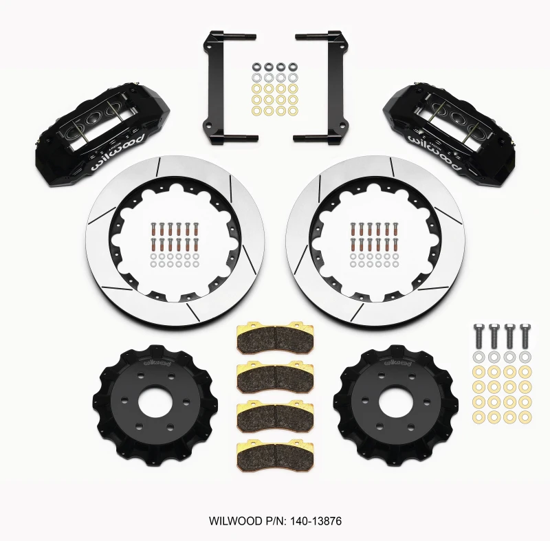 Wilwood TX6R Vorderkit 16,00 Zoll Schwarz 1999-2014 GM LKW/Geländewagen 1500