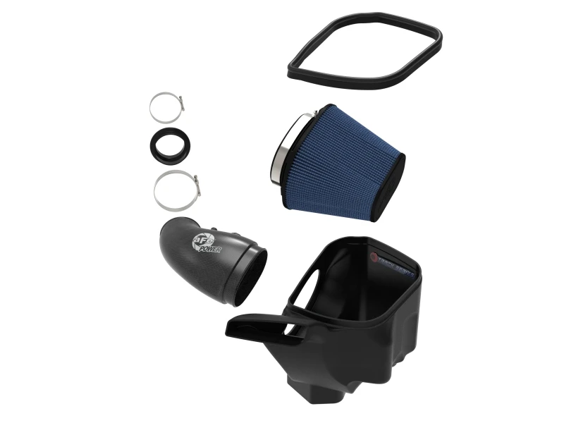 aFe 12-21 Jeep Grand Cherokee 6.4L Track Series Carbon Fiber Kaltluft-Einlasssystem mit Pro 5R Filter