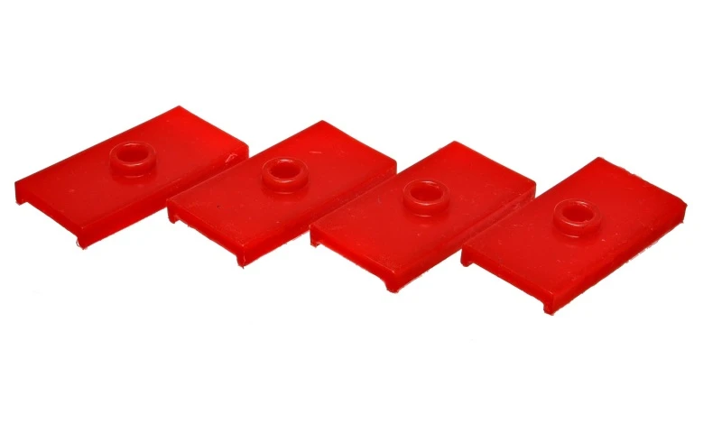 Energy Suspension 62-80 MG MGB Rote Hintere Blattfeder-Pad-Set
