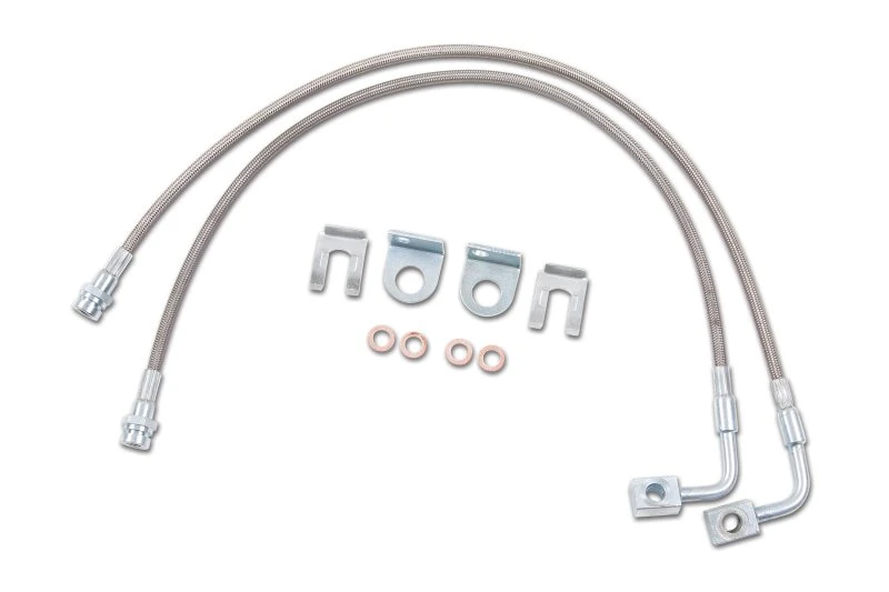 Zone Offroad Front Brake Lines for 2007-2018 Jeep Wrangler JK