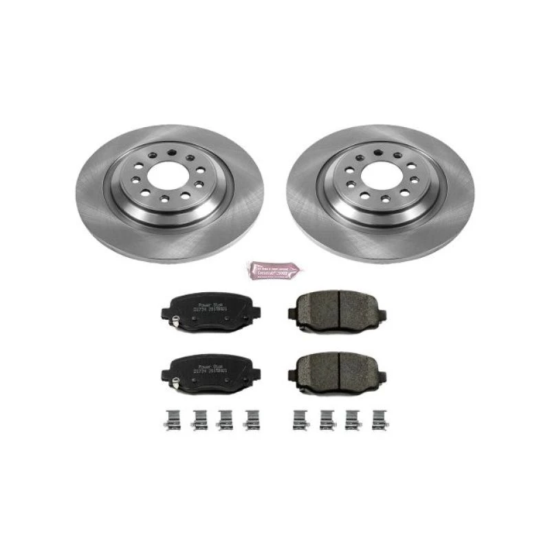 Power Stop 14-19 Jeep Cherokee Rear Autospecialty Brake Kit