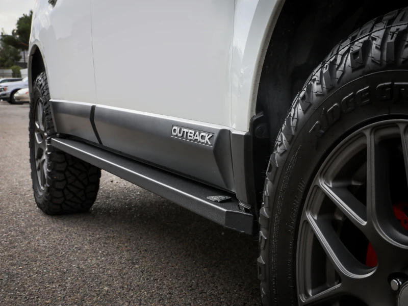 aFe POWER 10-14 Subaru Outback H4 2.5L / H6 3.6L Terra Guard Trail Steps - Black
