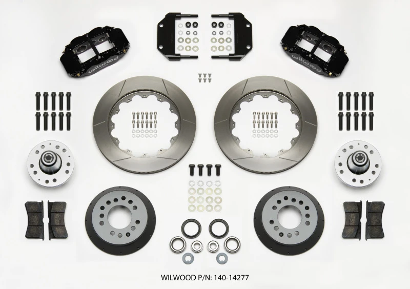 Wilwood Narrow Superlite 6R Front Hub Kit 14.00in Magnum Force Drop Spindle