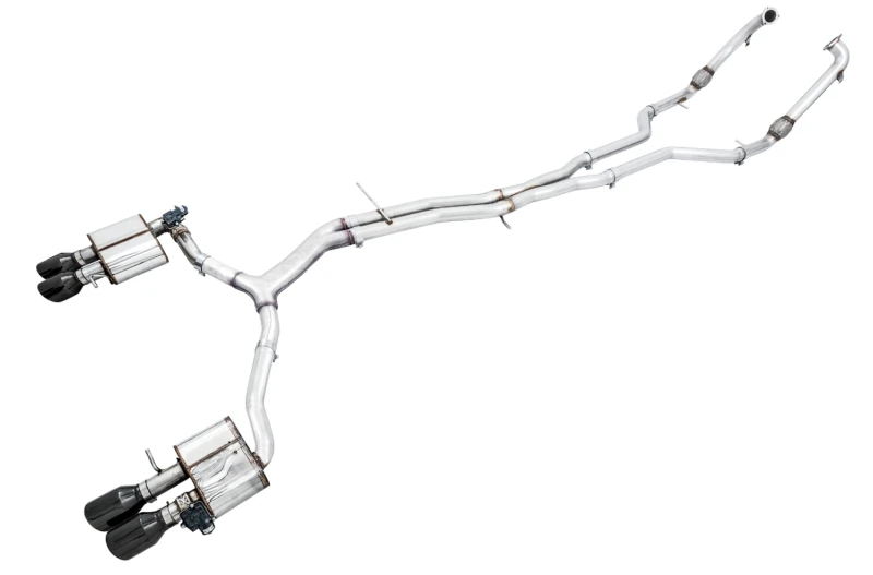 AWE Tuning Audi B9 S5 Sportback SwitchPath Auspuff - Non-Resonated (Schwarze 102mm Endrohre)