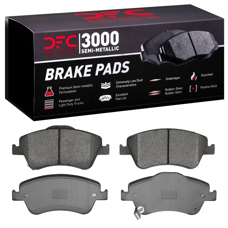 DFC 09-15 Toyota Corolla (Mexico) Front 3000 Semi-Metallic Brake Pads