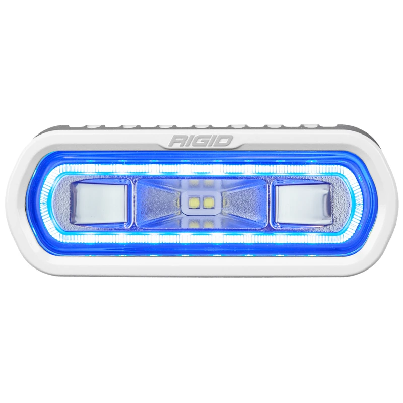 Rigid Industries SR-L Series Marine LED Spreader mit Blauem Halo