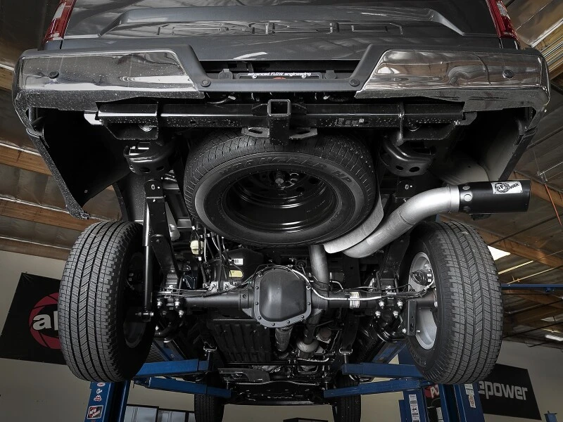 aFe 2021 Ford F-150 V6-3.0L (td) Large Bore 409 SS DPF-Back Exhaust System