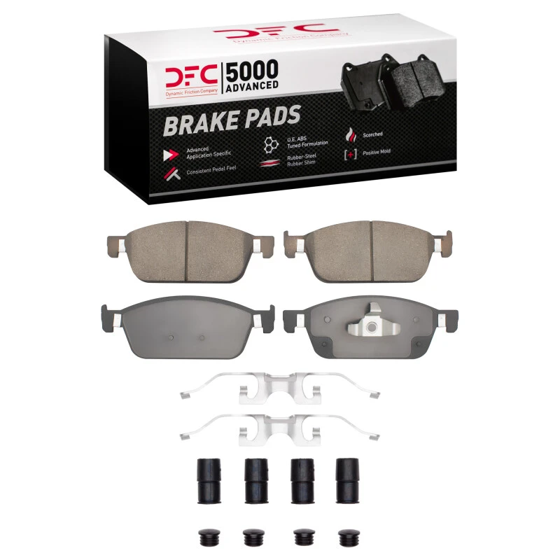 DFC 13-23 Ford Transit Connect Front 5000 Advanced Ceramic Brake Pads and Hardware Kit