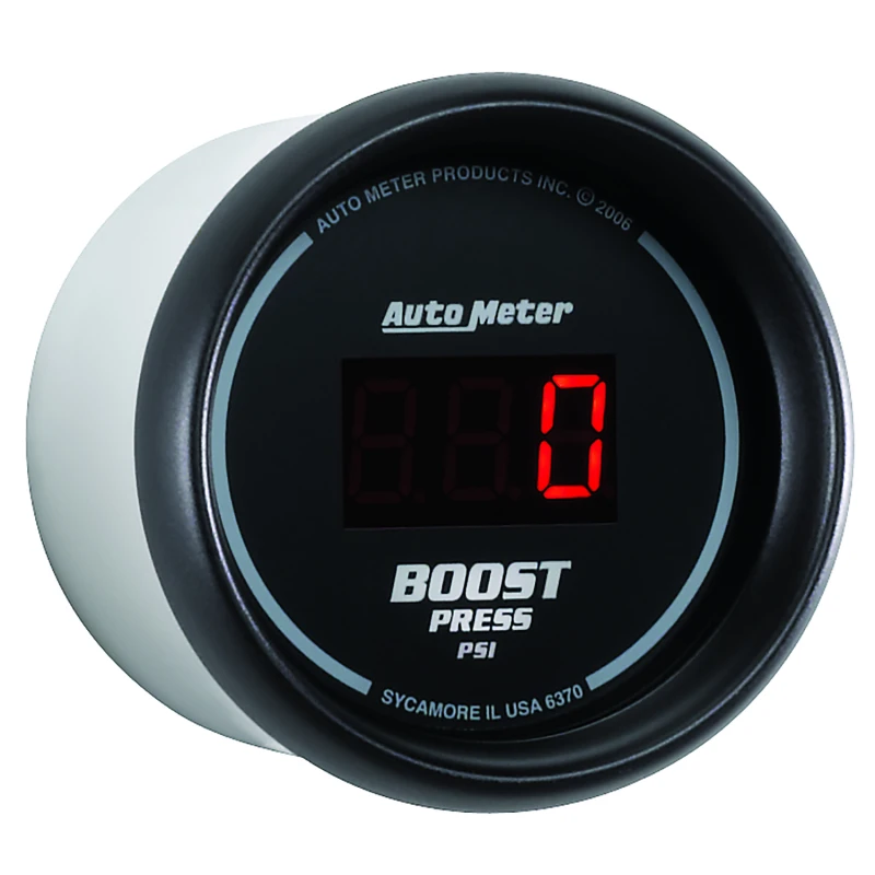 Autometer SportComp 52mm Digital 0-60 PSI Boost Gauge