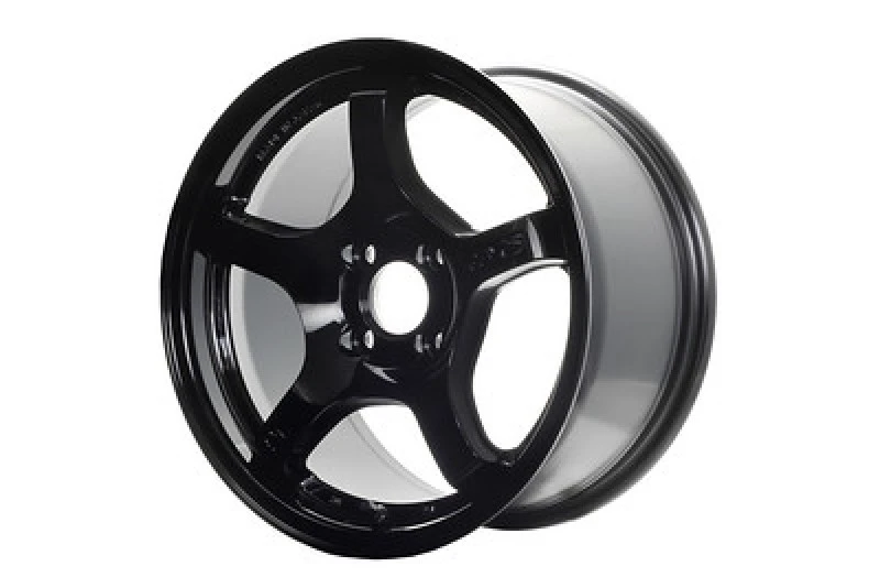 Gram Lights 57CR 18x7.5 +50 5-100 Glossy Black Wheel