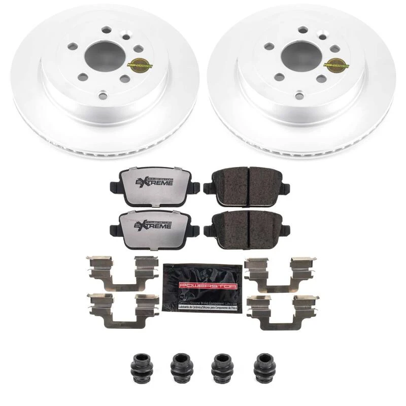 Power Stop 08-12 Land Rover LR2 Rear Z36 Coated Truck & Tow Brake Kit