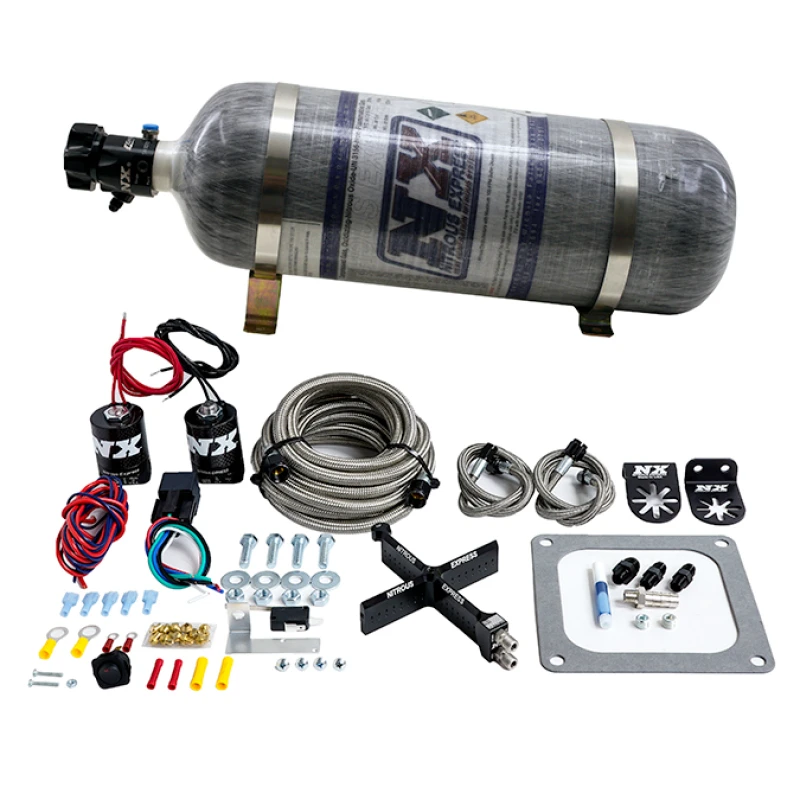Nitrous Express 4500 Covert Crossbar-Plattensystem Stage 6 50-300PS für Universal