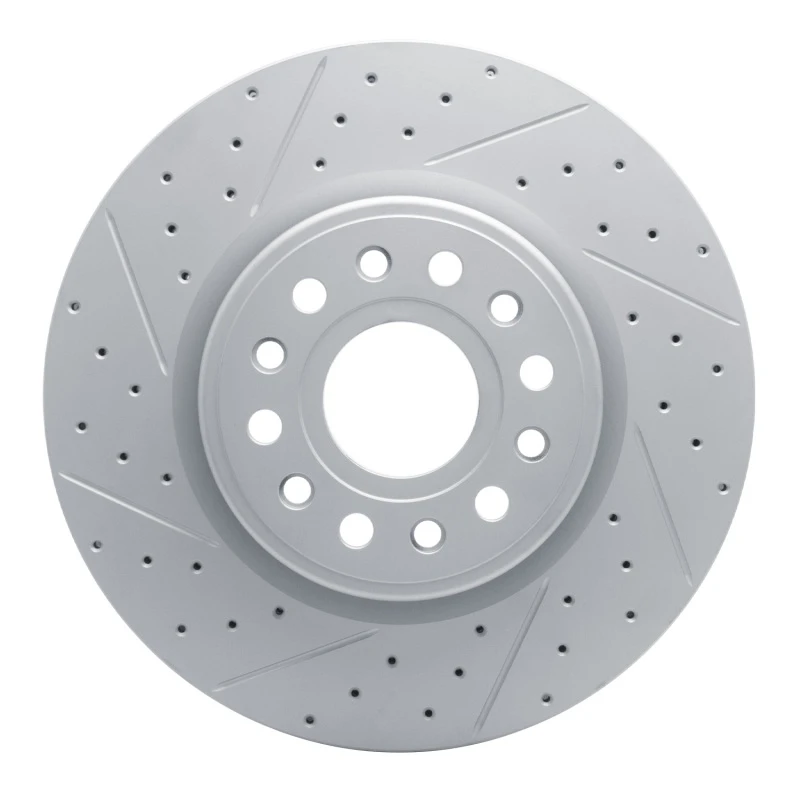 DFC 19-25 Ram 1500 Front Left Drilled & Slotted Geoperformance Rotor