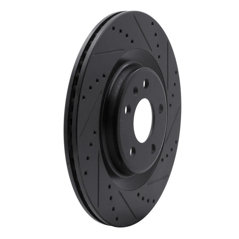 DFC 08-25 Audi SQ5 Sportback Rear Right Drilled & Slotted Black Brake Rotor
