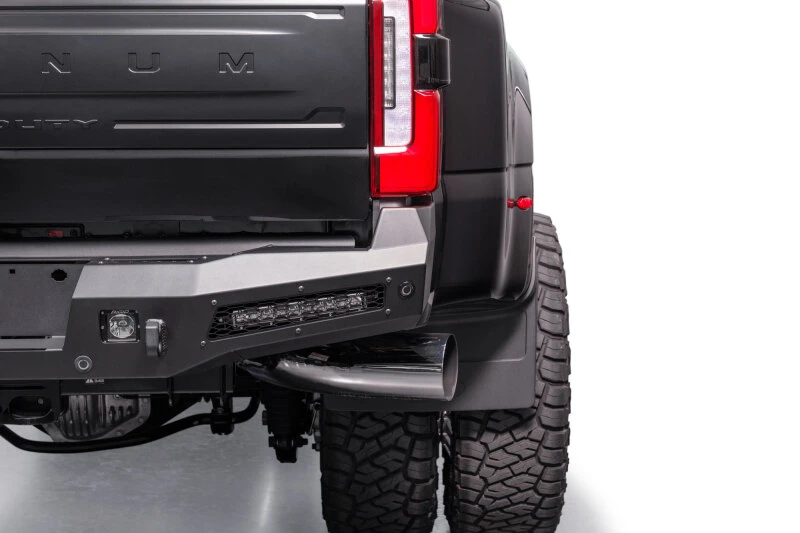 Addictive Desert Designs 23-26 Ford F250/F350/F450 SD HoneyBadger Rear Bumper - Hammer Black