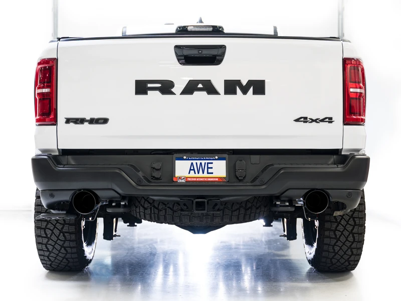 AWE Tuning Dual Rear Exit Catback Auspuffanlage für 2025+ RAM 1500 RHO 3.0 I6 TT