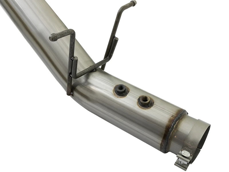 aFe LARGE BORE HD 5 Zoll 409-SS DPF-Back Auspuff mit schwarzer Spitze 2017 GM Duramax V8-6,6L (td) L5P