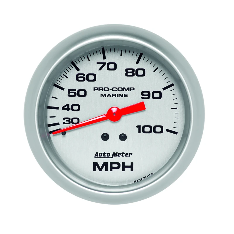 Autometer Marine Silver Mechanical Speedometer