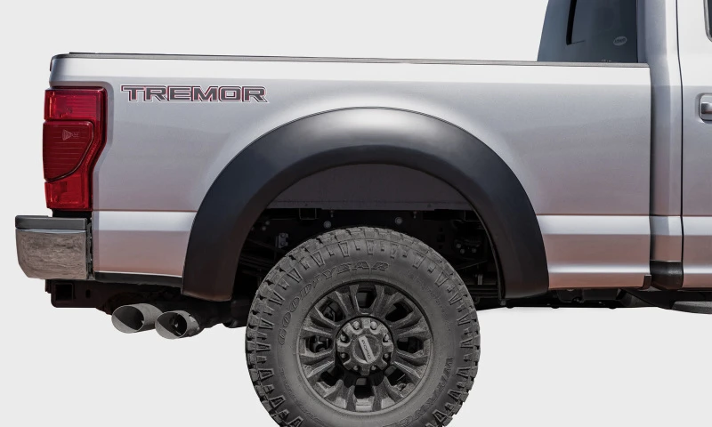 Bushwacker 99-10 Ford F-250 Super Duty Styleside Extend-A-Fender Style Flares 2pc - Schwarz