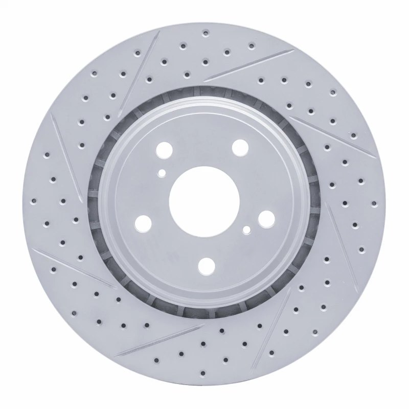 DFC 08-21 Lexus Nx300 Front Left Drilled & Slotted Geoperformance Rotor