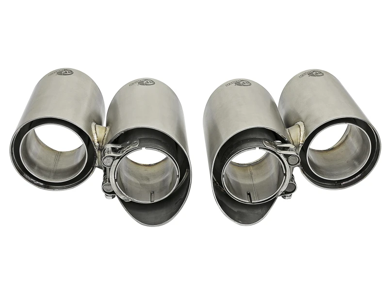 aFe MACH Force-Xp 304 SS OE Auspuffspitzen Poliert 12-16 Porsche 911 (C2S 991) H6 3.8L