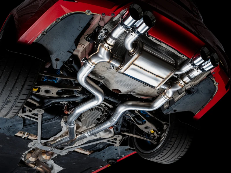 AWE Tuning BMW F8X M3/M4 SwitchPath Catback Auspuff - Chrom Silber Spitzen