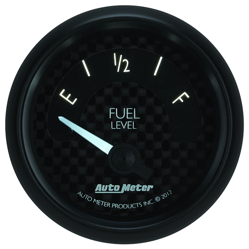 Autometer GT Series 52mm Short Sweep Electronic 240-33 ohms Fuel Level (For use w/ 3262)