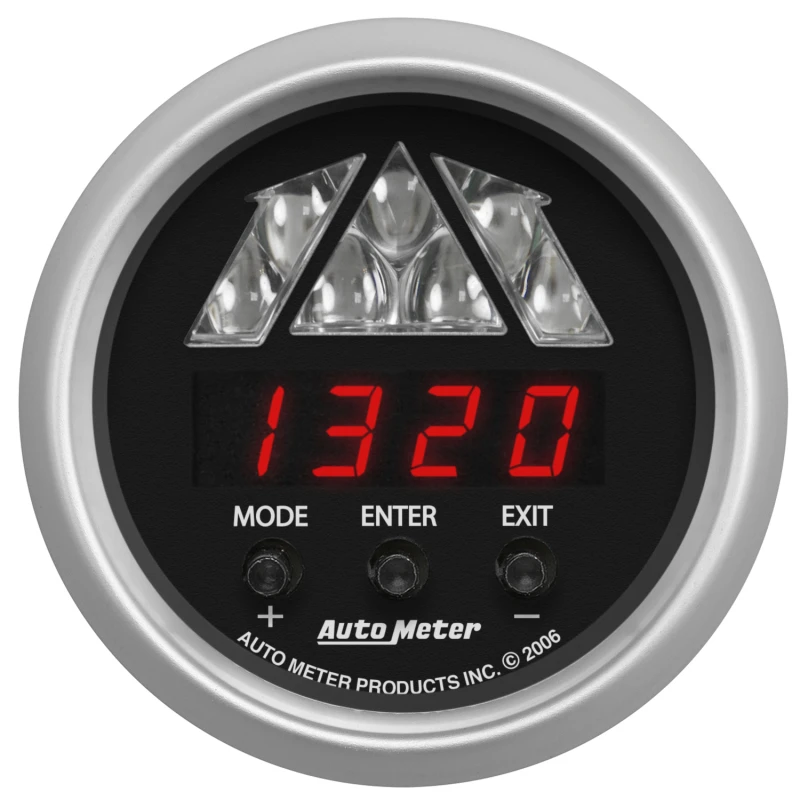 Autometer Sport-Comp 52mm 0-15k RPM Digitales Pro-Shift-System Shift-Licht Level 1