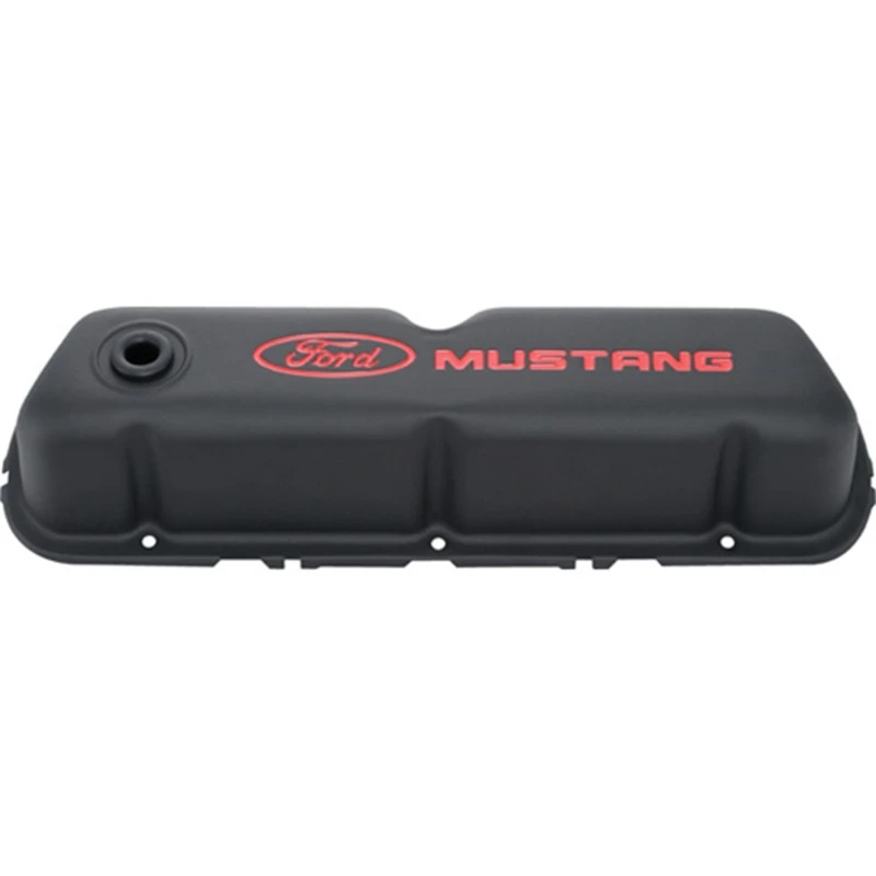 Ford Mustang Logo Schwarz Crinkle Ventildeckel