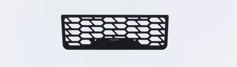 Putco 17-19 Ford SuperDuty - Hex Schild - Schwarz pulverbeschichtetes Bumper Grille Inserts