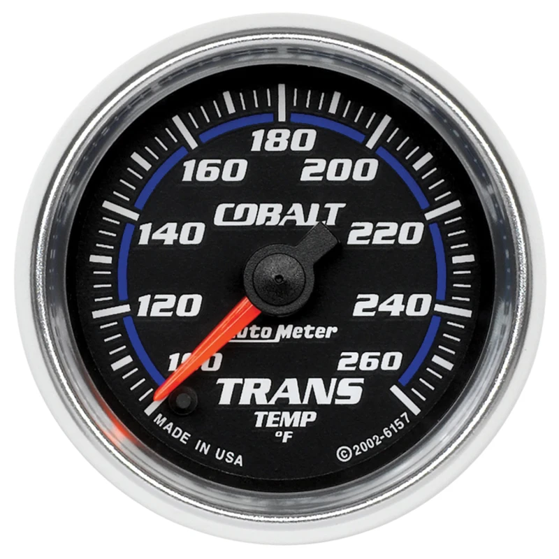 Autometer Cobalt 52mm 100-260 Deg F Electronic Trans Temp Gauge
