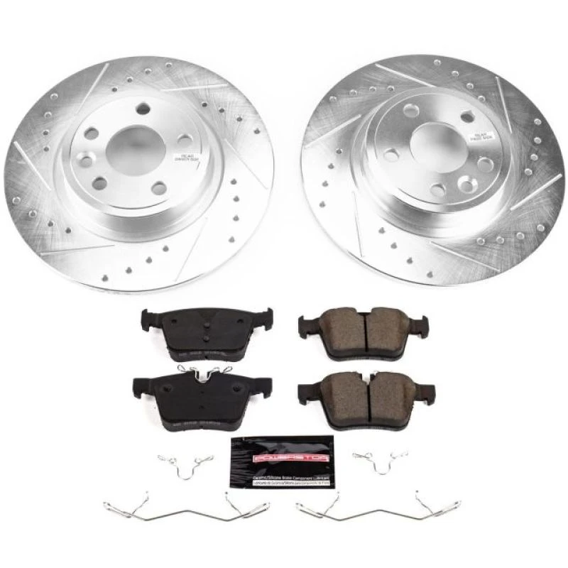 powerstop_K8109-6794562a63604 Power Stop 2018 Jaguar E-Pace Rear Z23 Evolution Sport Brake Kit