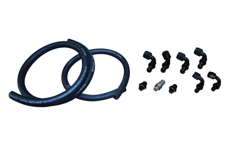Fleece Performance 03-07 Dodge 5.9L Cummins Kraftstoffverteilungsblock Schlauch- und Fittings-Kit